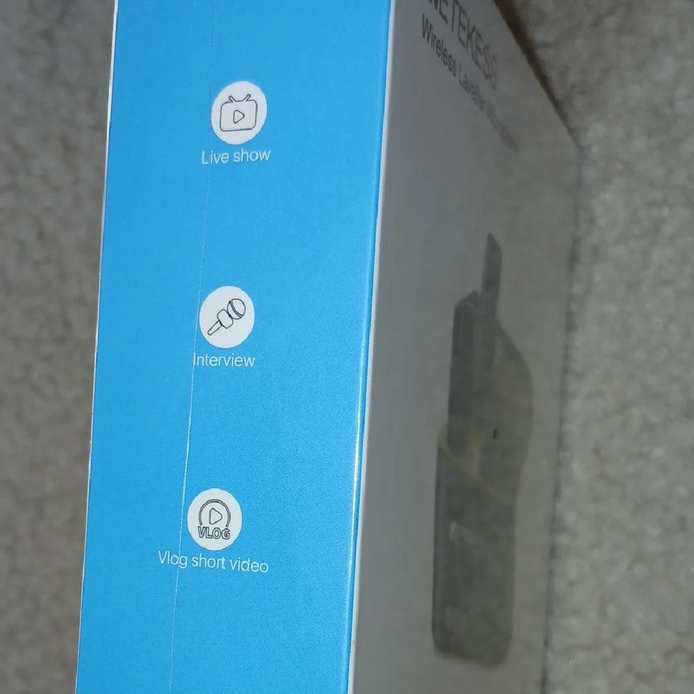 Retekess Wireless 2-in-1 Lavalier Microphone TG103